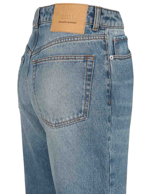 ブーツカットジーンズ - ブルー shop online: AMI PARIS