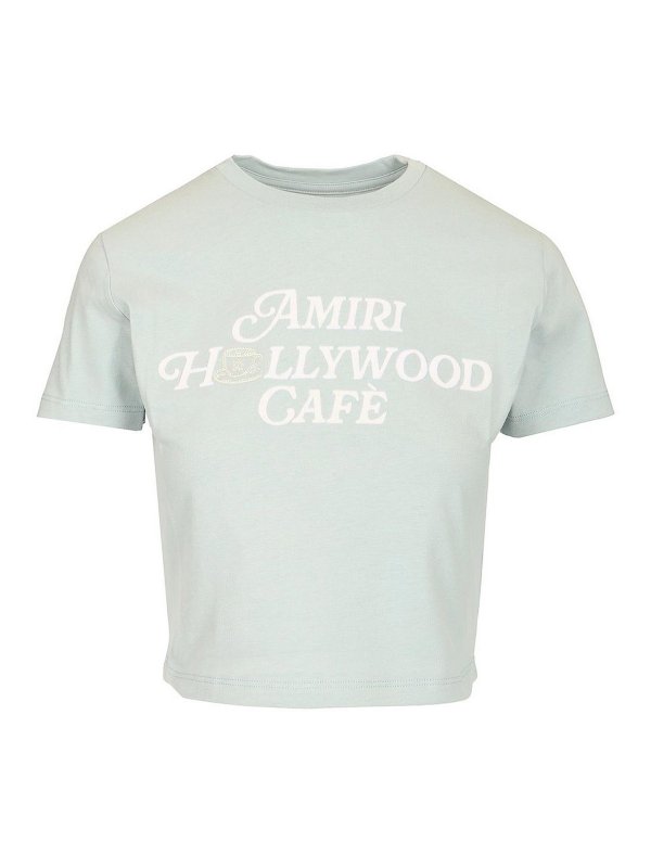 AMI PARIS: T-shirts - T-Shirt - Grün