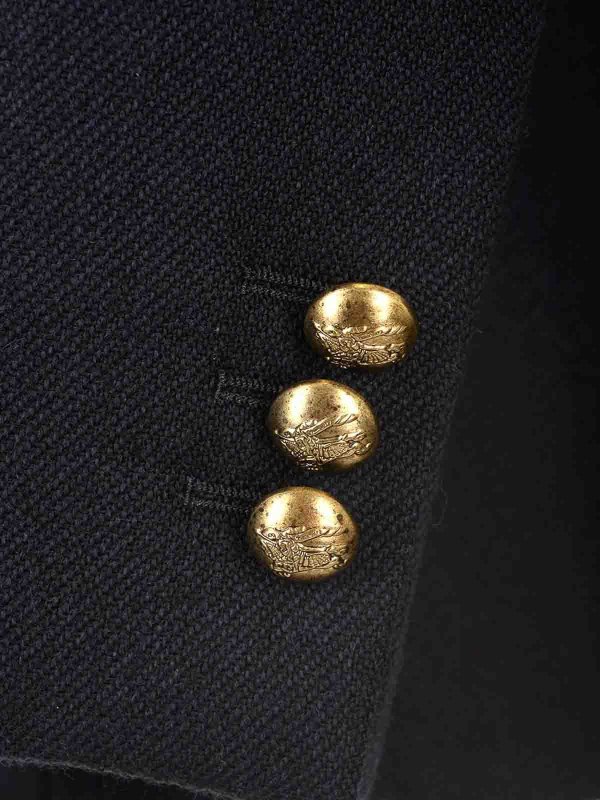 ブレザー shop online ブレザー - ブルー