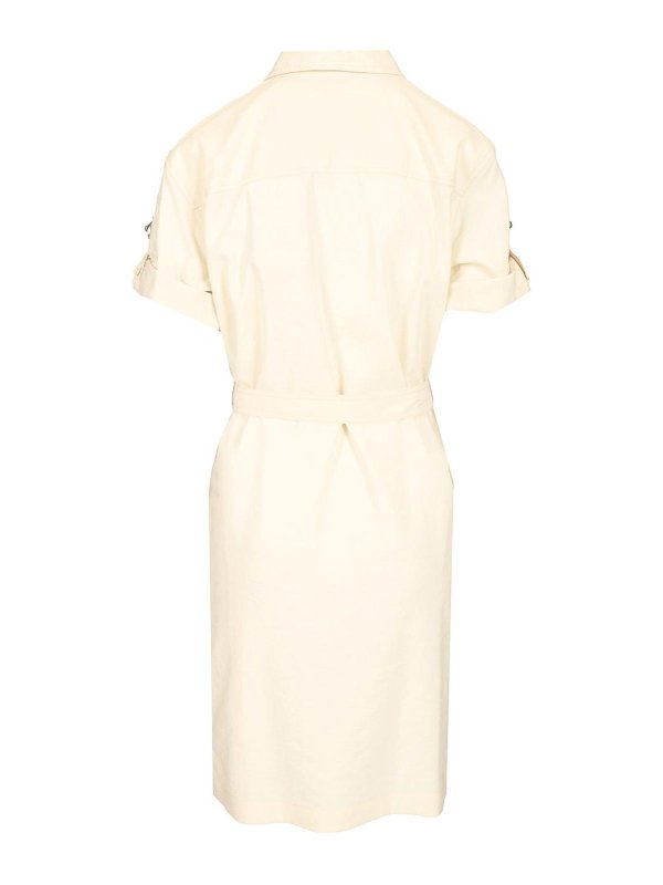 BURBERRY: ニーレングスドレス online - 膝丈ドレス - 白