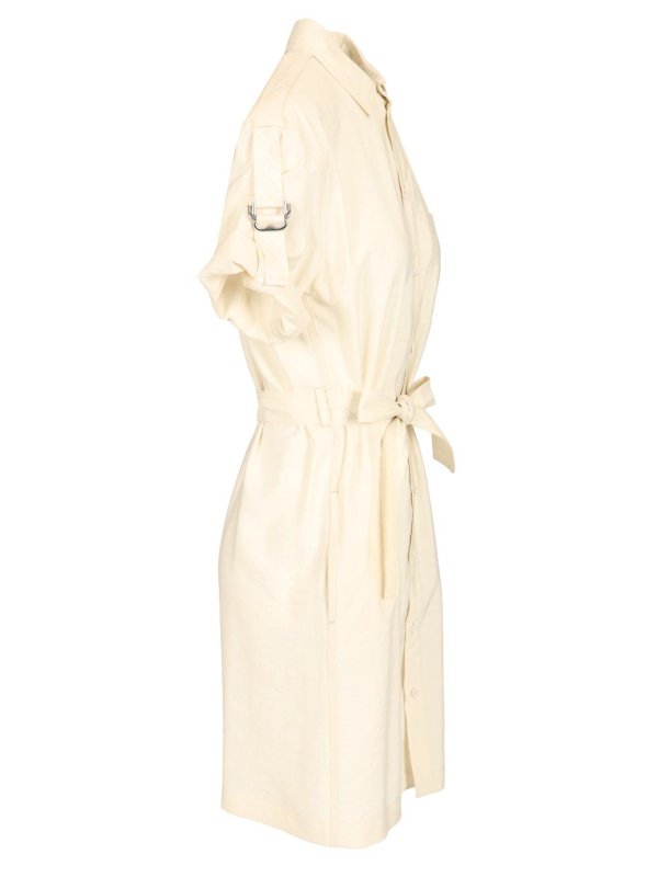 The Best Shops BURBERRY: ニーレングスドレス - 膝丈ドレス - 白