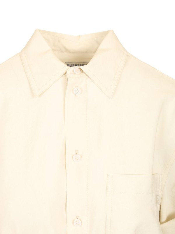 BURBERRY buy online 膝丈ドレス - 白