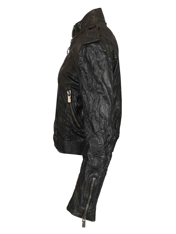 The Best Shops BURBERRY: casual jackets - Biker Style Jacket
