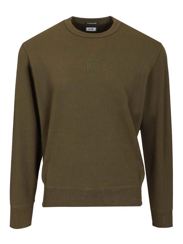 C.P. COMPANY: Sudaderas y suéteres - Sudadera - Verde