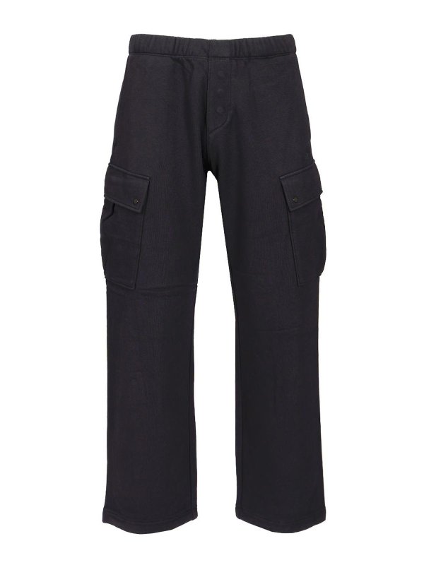 C.P. COMPANY: スウェットパンツ - トラックスーツ ボトムス - ブルー