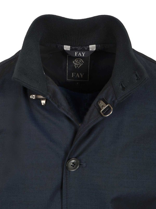 上品スタイル - Jacket Bomber Unlined Fay Blue NAM12500040WWZU807U807 | Men - マットレス
