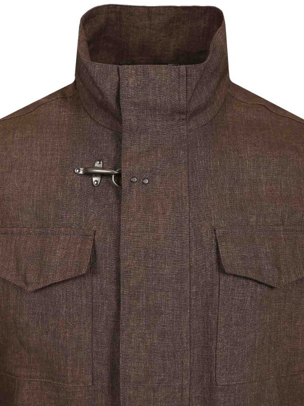 カジュアルジャケット - ブラウン shop online: FAY