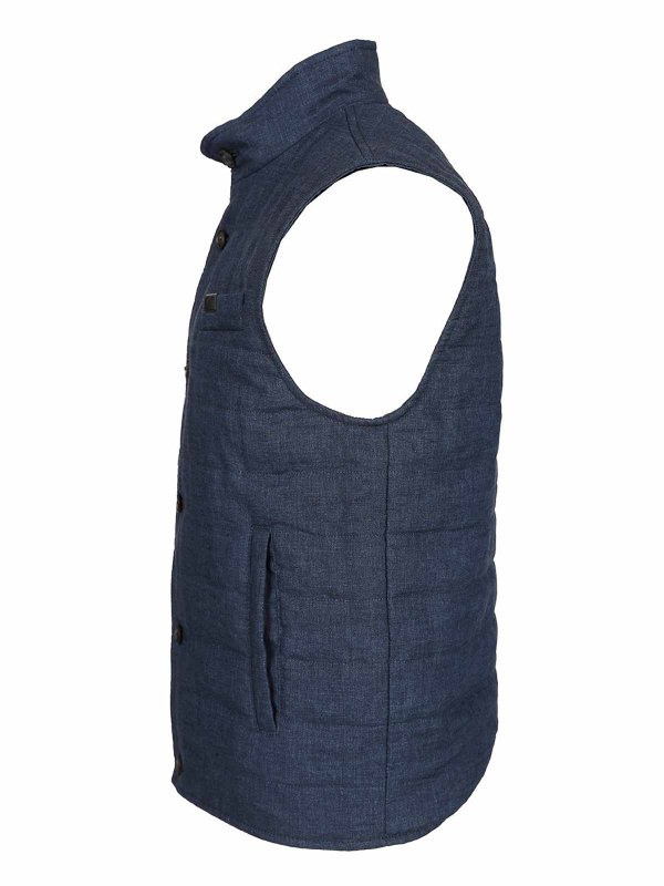 The Best Shops FAY: maglieria gilet - Giubbotto di lino
