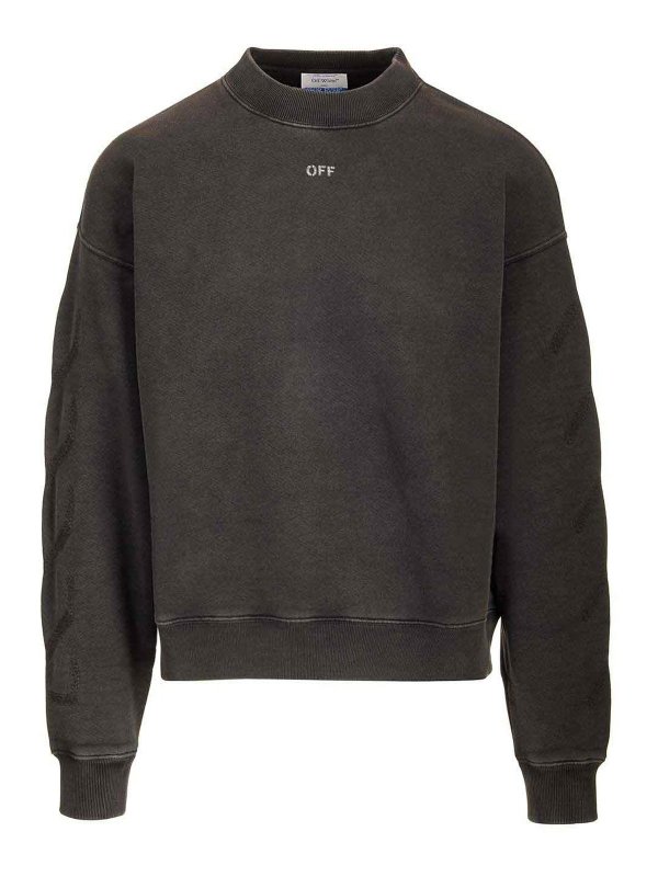 OFF-WHITE: Sweatshirts & Sweaters - S Matthew Sweatshirt