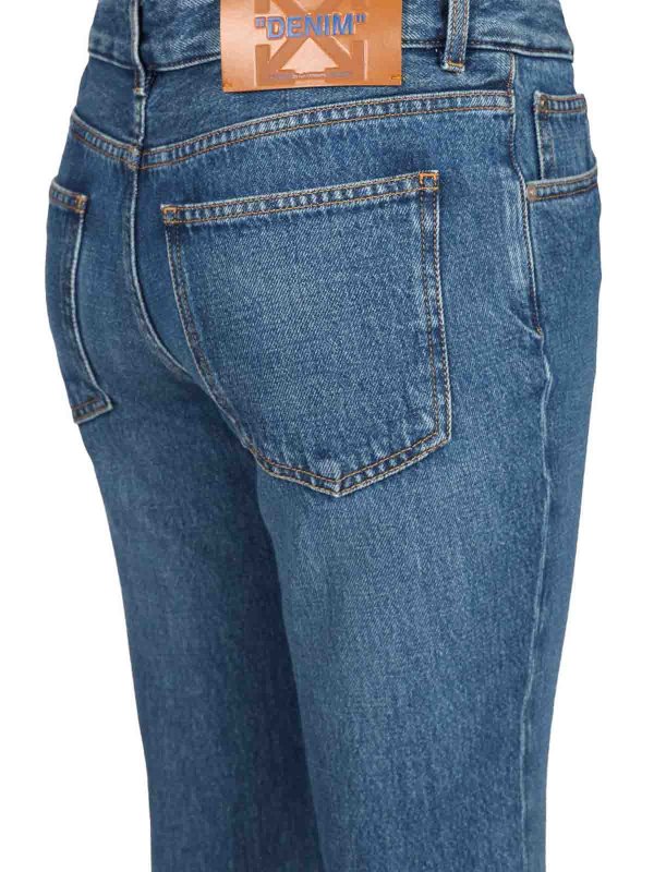 ブーツカットジーンズ - ブルー shop online: OFF-WHITE