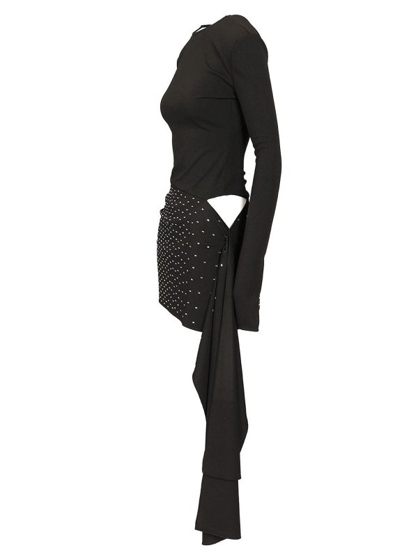 The Best Shops The Attico: short dresses - Short Dress With Strass