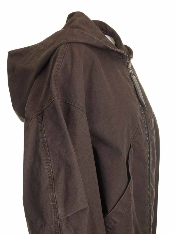 Giacca bomber di gabardina di cotone shop online: The Attico