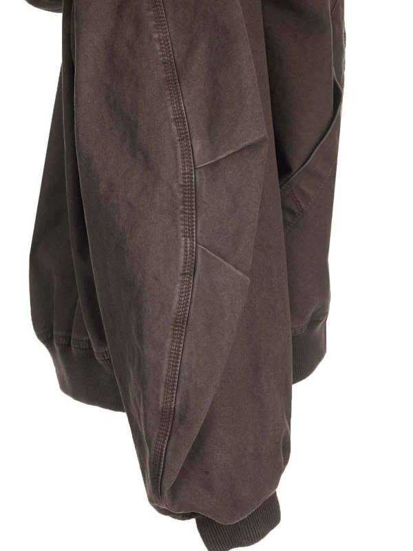 The Attico buy online Giacca bomber di gabardina di cotone