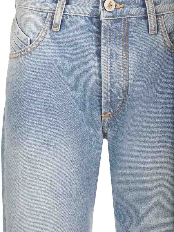 The Best Shops The Attico: bootcut jeans - Coated Jeans