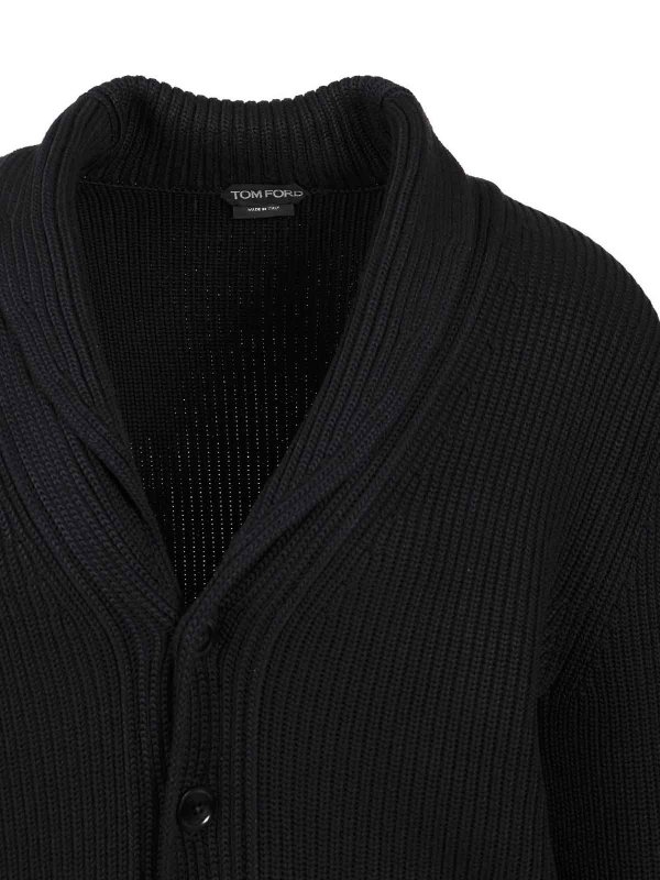 カーディガン - 黒 shop online: TOM FORD
