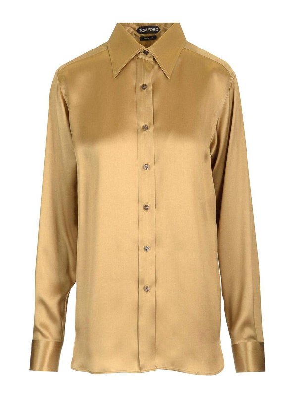 TOM FORD: シャツ - シャツ - ベージュ