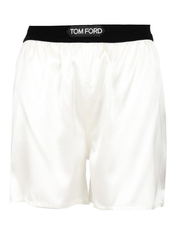 TOM FORD: 水着 - スイムショーツ/スイムトランクス - 白
