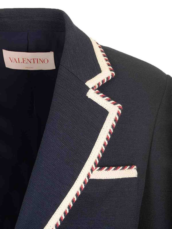 The Best Shops VALENTINO GARAVANI: casual jackets - Single-Breasted Jacket In Cotton Jersey