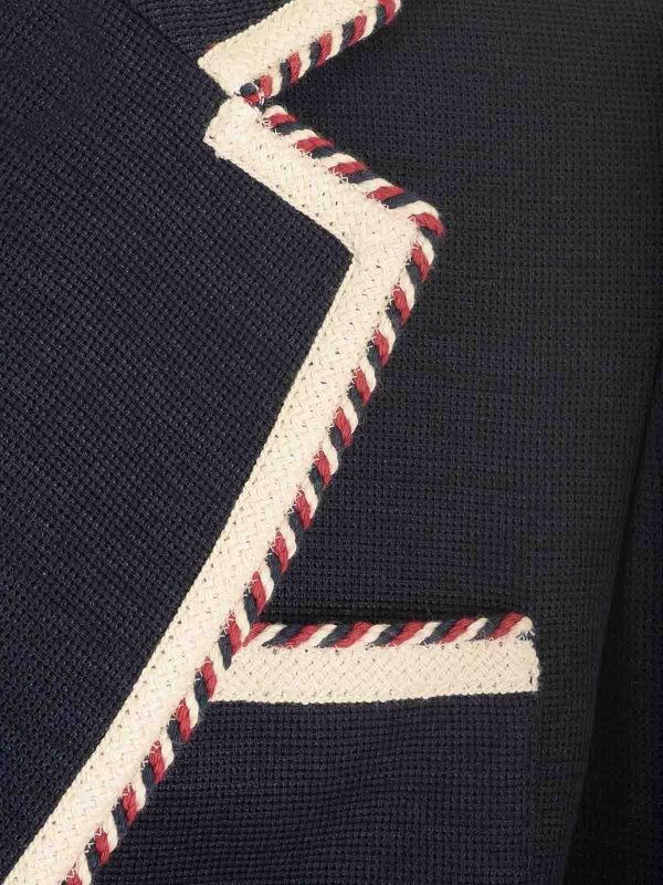 The Best Shops VALENTINO GARAVANI: Single-Breasted Jacket In Cotton Jersey