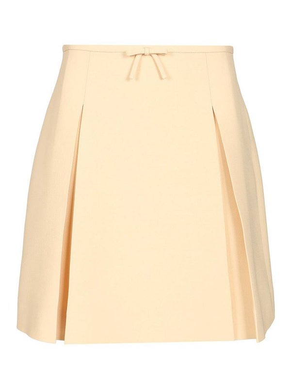 VALENTINO GARAVANI: Knee length skirts & Midi - Short Skirt With Bow