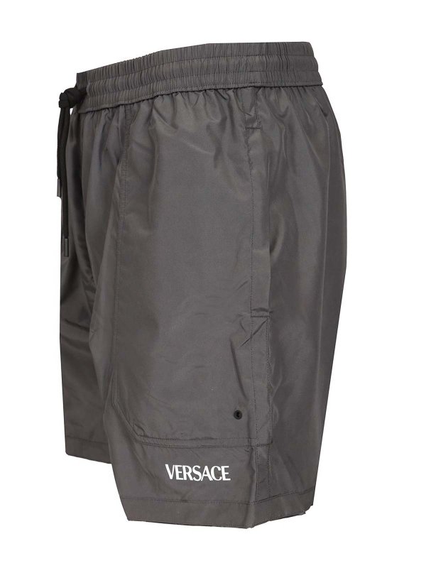 The Best Shops VERSACE: beach accessories - Baroque Reversible Beach Bermuda Shorts