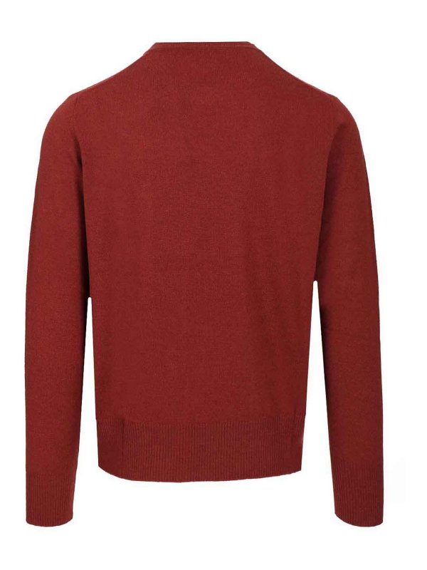 VIVIENNE WESTWOOD: Strickpullover mit Rundhalsausschnitt online - Rundhalspullover - Rot