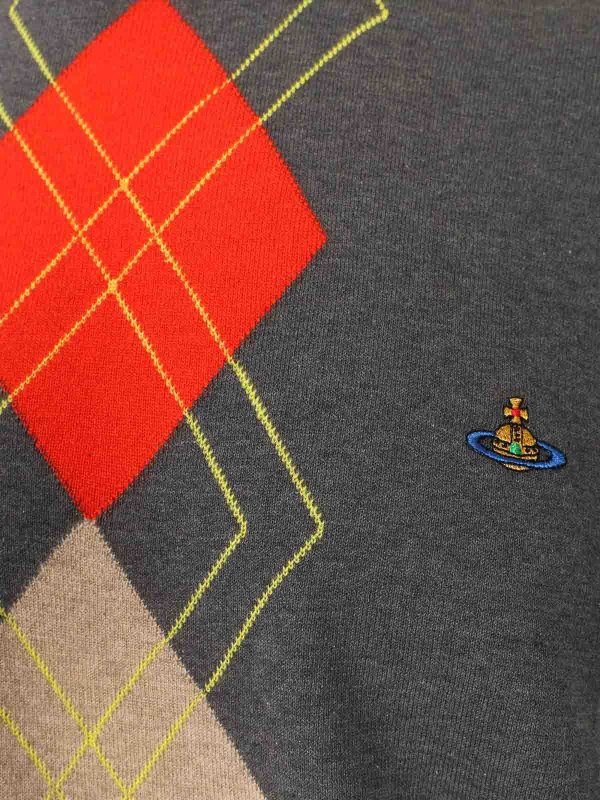 クルーネック - グレー shop online: VIVIENNE WESTWOOD