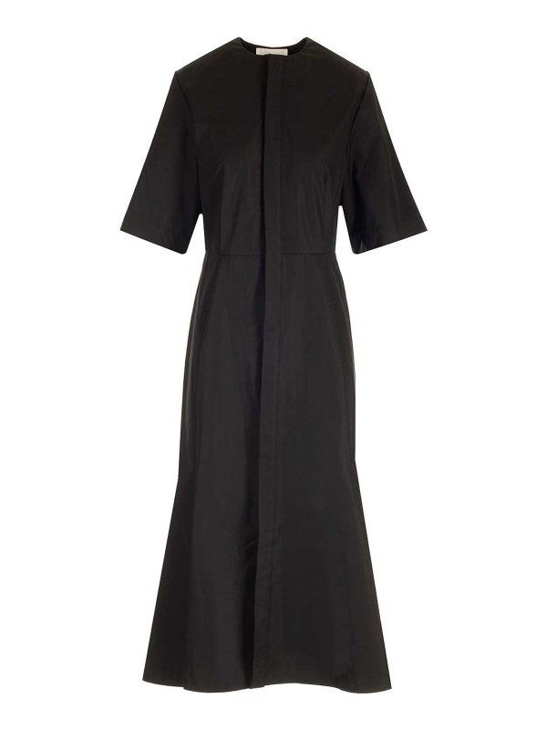 AMI PARIS: knee length dresses - Godet Midi Dress