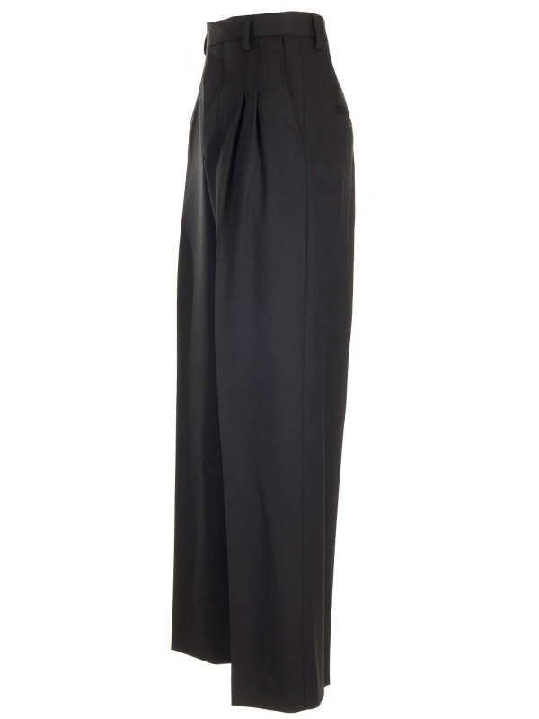 The Best Shops AMI PARIS: casual trousers - Wide Leg Trousers