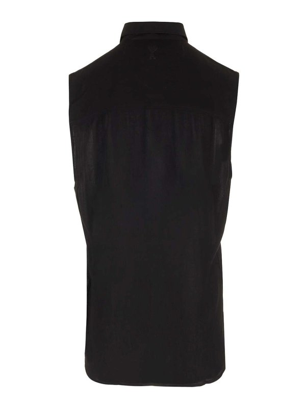 AMI PARIS: Tops & Tank tops online - Top viscose cracks