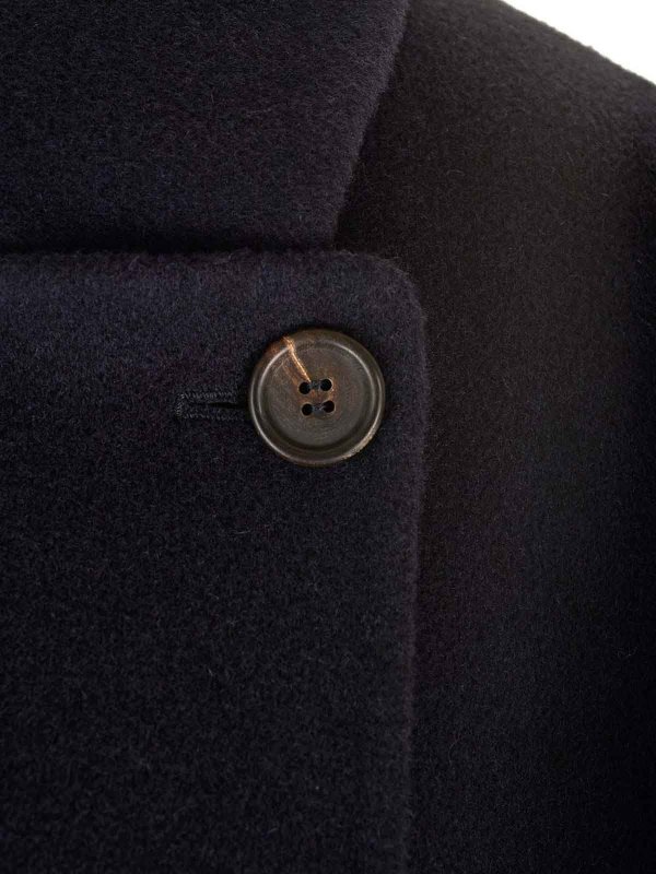 Double Cloth Caban Coat shop online: BRUNELLO CUCINELLI