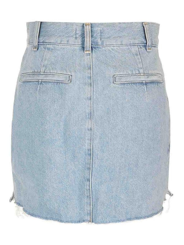 AGOLDE: ニーレングススカート＆ミディ丈 online - 膝丈/ミディスカート - ライトブルー