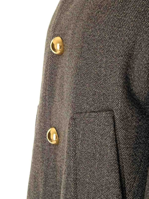 Lana e cotone caban shop online: AMI PARIS