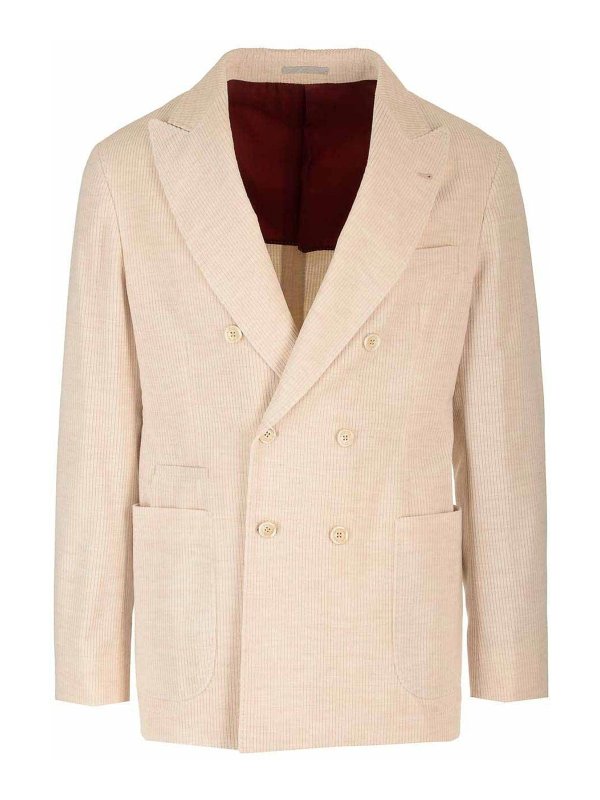 BRUNELLO CUCINELLI: Casualjacken - Casualjacke - Beige