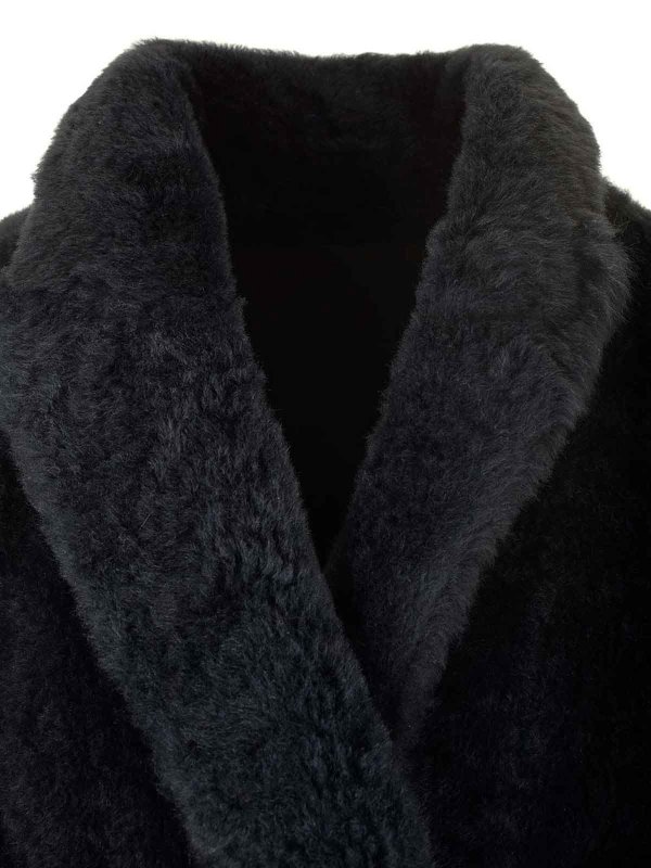 ショートコート - ブルー shop online: BRUNELLO CUCINELLI