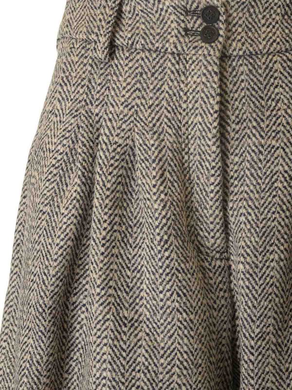 Wool And Linen Shorts shop online: GOLDEN GOOSE