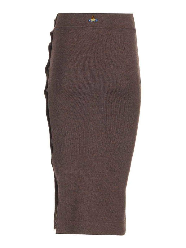 VIVIENNE WESTWOOD: Knee length skirts & Midi online - Knitted Pencil Skirt