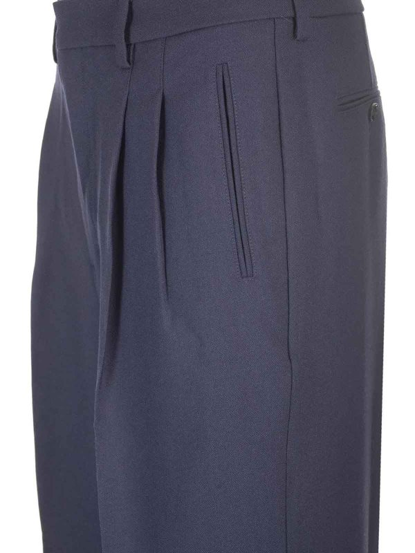 The Best Shops AMI PARIS: Trousers Shorts - Virgin Wool Tailored Trousers