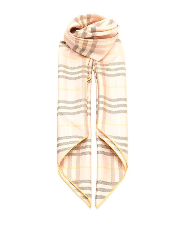 BURBERRY: Stoles & Shawls - Twill Foulard