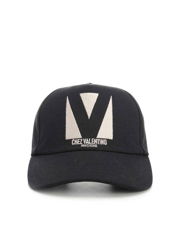 VALENTINO GARAVANI: Hüte - Hut - Schwarz