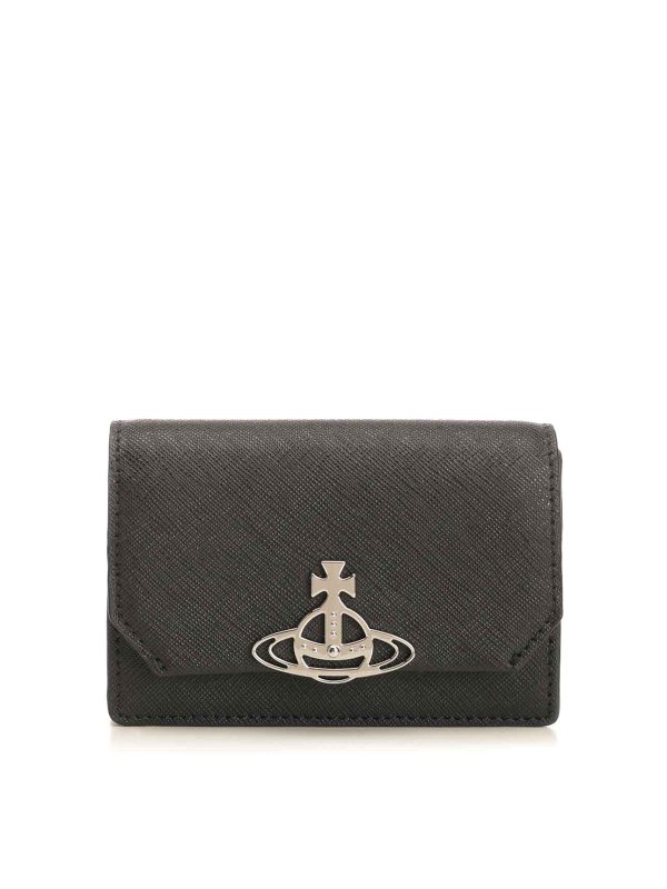 VIVIENNE WESTWOOD: wallets & purses - Black Card Holder