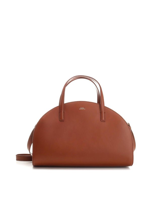 A.P.C.: cross body bags - Demi Lune Tote Bag