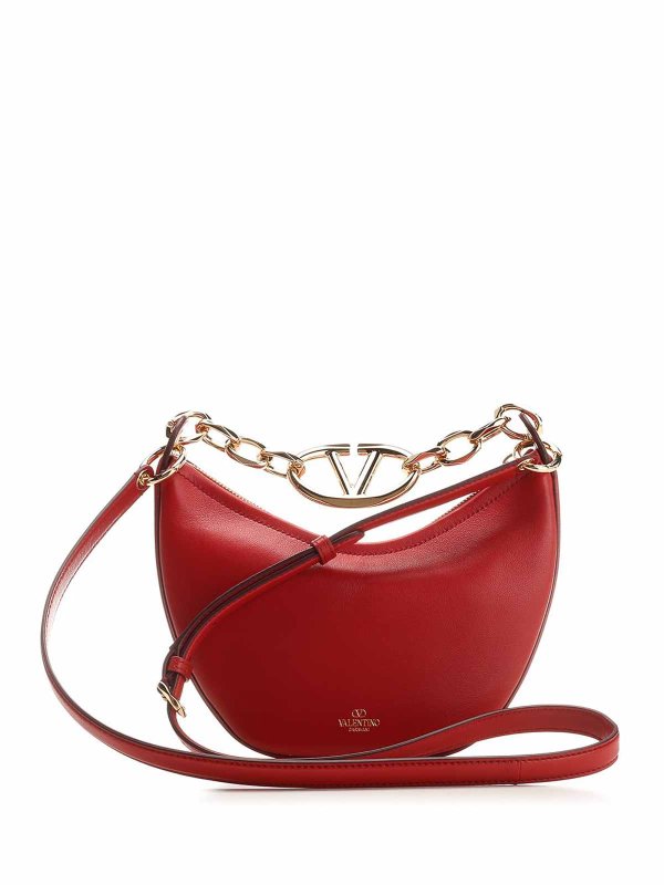 The Best Shops VALENTINO GARAVANI: cross body bags - V Logo Moon Mini Bag