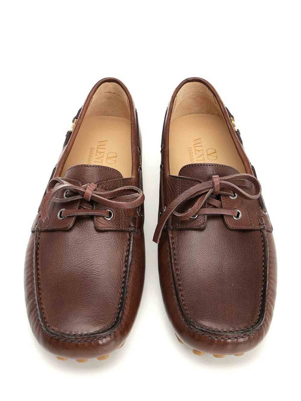 The Best Shops VALENTINO GARAVANI: ローファー - ブラウン