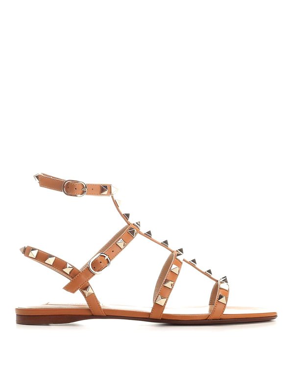 VALENTINO GARAVANI: sandals - Rockstud Gladiator Sandals