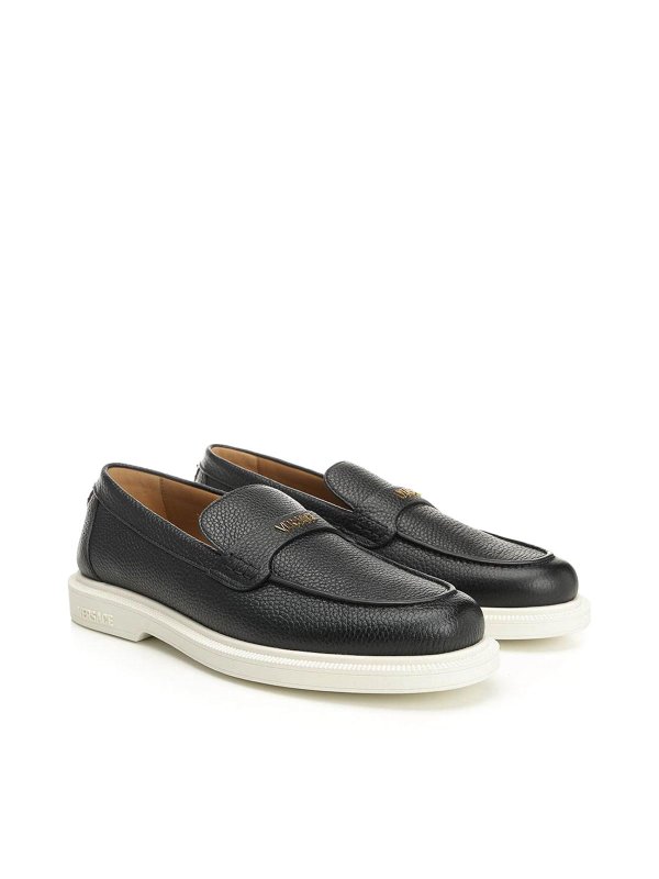 VERSACE: Mocasines y Zapatillas online - Mocasines - Negro