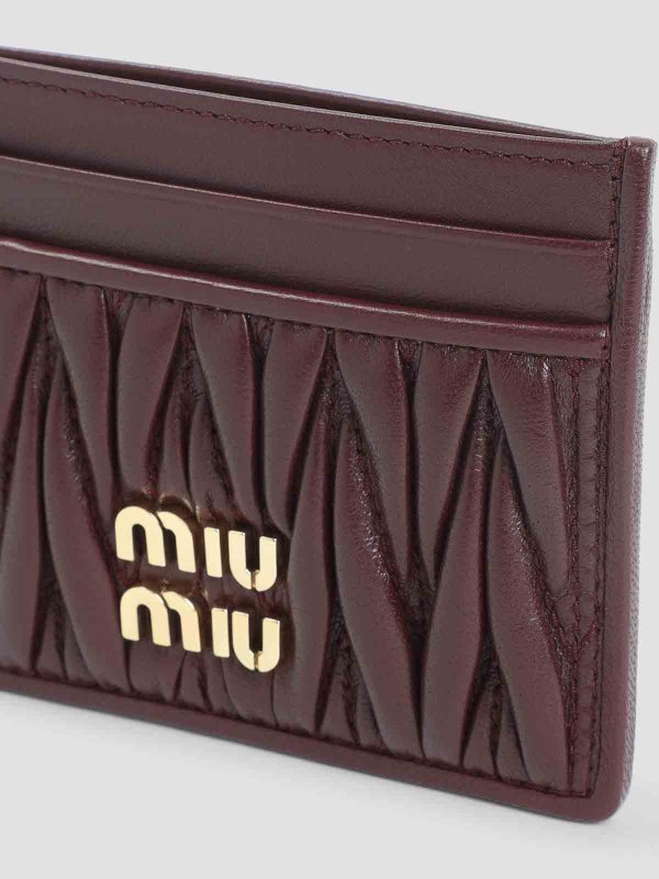 The Best Shops MIU MIU: wallets & purses - Lamb Leather Cardholder