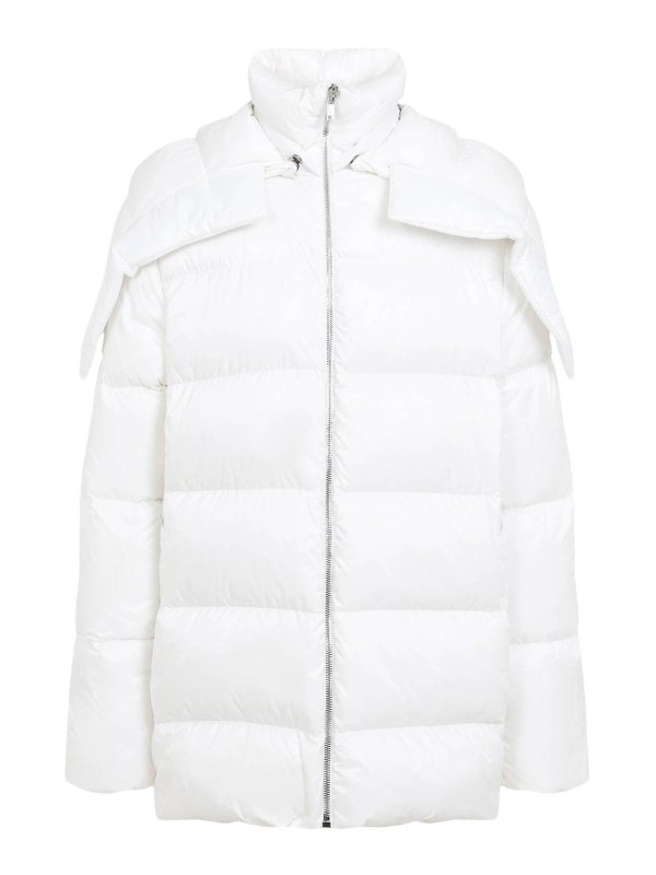 MONCLER: Kurze Mäntel - Kurzer Mantel - Weiß