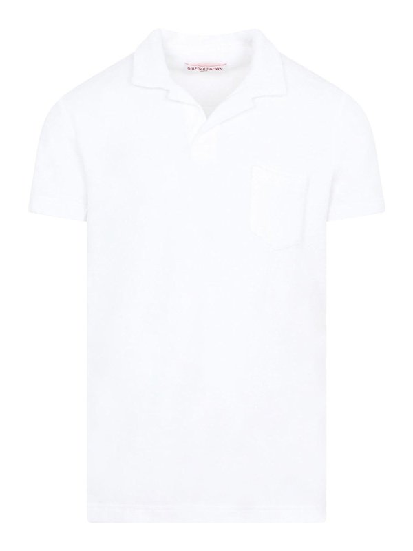 ORLEBAR BROWN: polo - Polo di cotone Terry