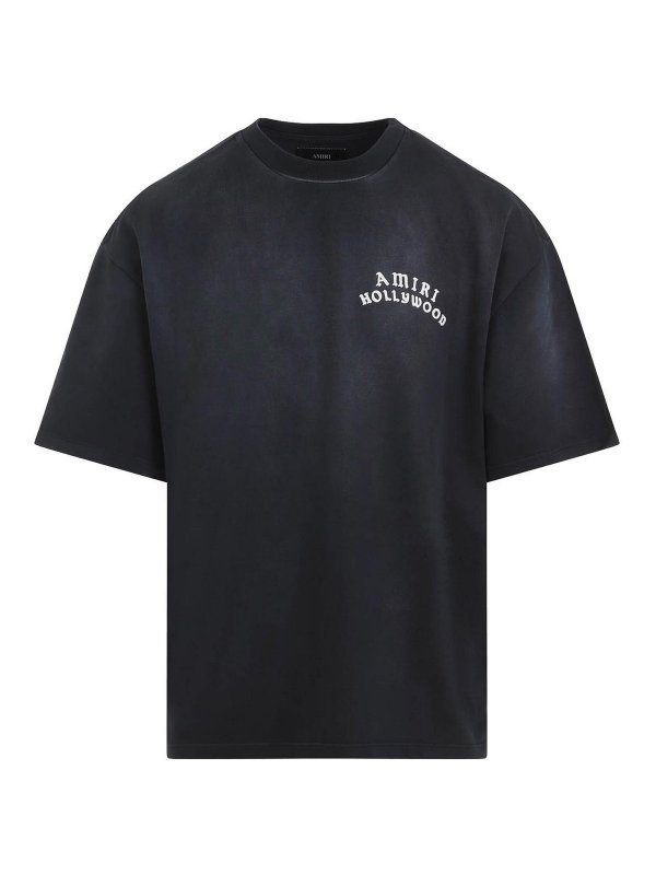 AMI PARIS: T-shirts - T-Shirt - Schwarz